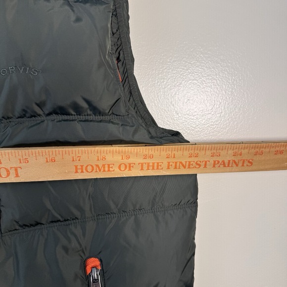 Orvis Essex Duck Down Puffer Vest Men's Medium Green Outdoor Winter Classic - Picture 12 of 13